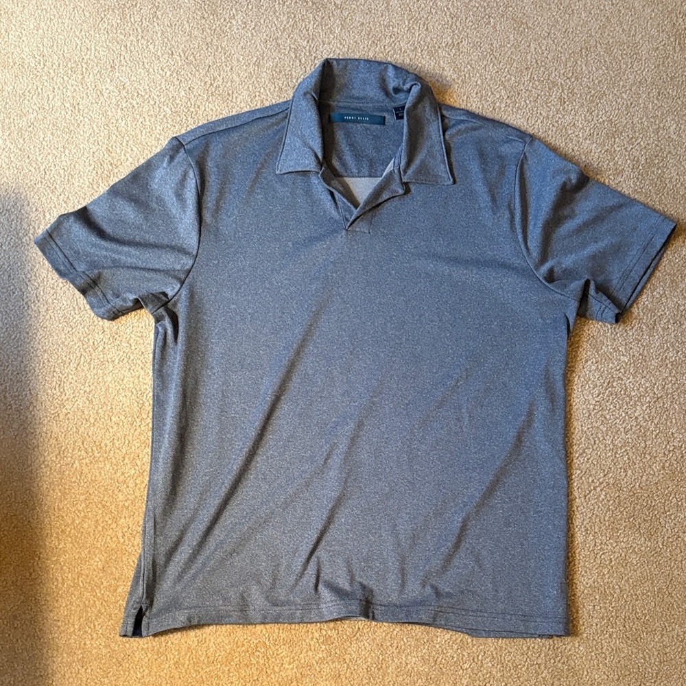Perry Ellis Charcoal Polo Shirt large